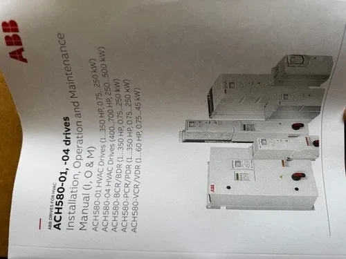 ABB HVAC Driver Only Opened pictures ACH580-VCR-02A1-4 3