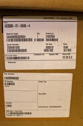 ABB ACQ580-01-06A0-4 Wall mounted drive 2