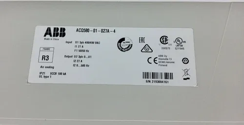 ABB ACQ580-01-027A-4 FREQUENCY INVERTER 2