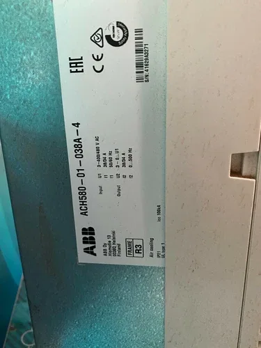 ABB ACH580-01-038A-4 ACH580 01 038A4 ACH58001038A4 (UK/EU Read) 2