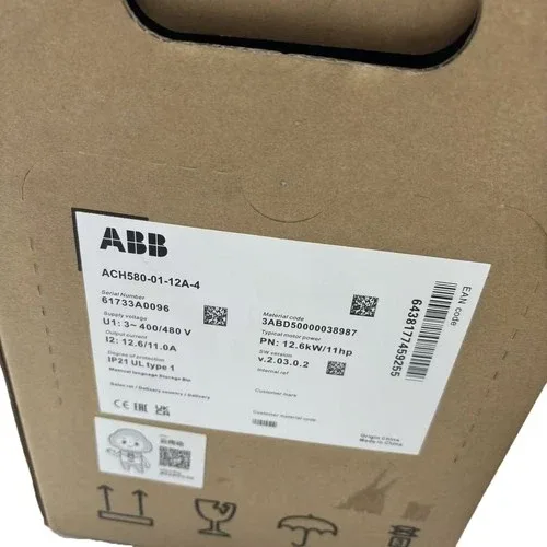 ABB ACH580-01-012A-4 Inverter Drive 12.6KW 11HP 400V 11A 3ABD50000038987 4