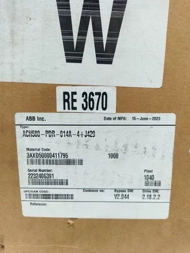 ABB ACH580-01-014A-4+J429 HVAC DRIVE 10HP 14A 480V R2 FRAME 2