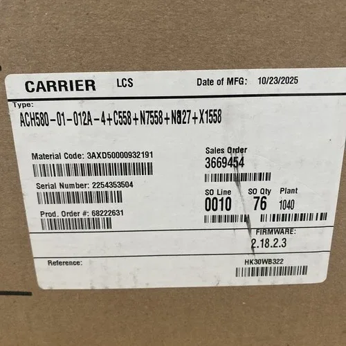 ABB VFD Variable Frequency Drive ACH580-VDR-012A-4+C558+N7558+N827+X1558 3HP 480volt 2