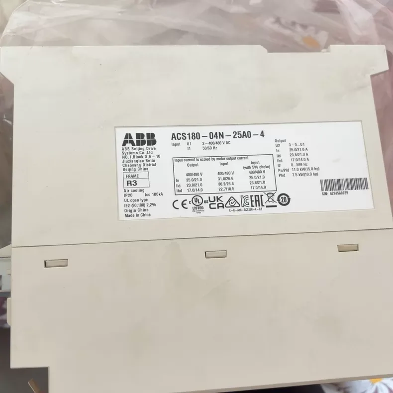 ABB ACS180-04N-25A0-4 frequency converter or 3