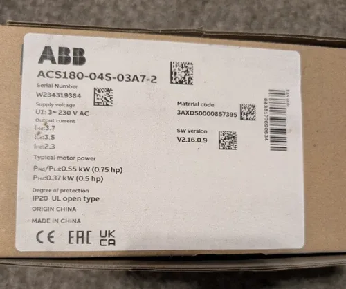 ABB ACS180-04S-03A7-2 3