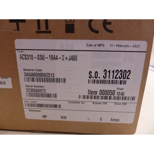 ABB ACS310-03U-19A4-2+J400 AC Drive 2