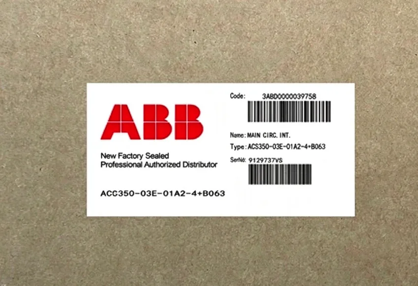 ABB ACS350-03E-01A2-4+B063 Frequency Converter 3ABD0000039758