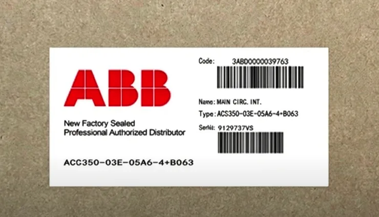 ABB ACS350-03E-05A6-4+B063 Frequency Converter 3ABD0000039763