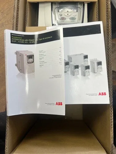 ABB ACS355-03U-01A2-4+B063 DRIVE AC 1/4HP 460V NEEMA4X 2