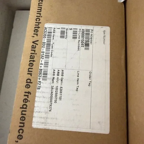 ABB ACS355-03U-01A2-4+B063+F278 Wall Mount 0.37 kW 0.5 HP IP66 NEMA 4X Inverter 3