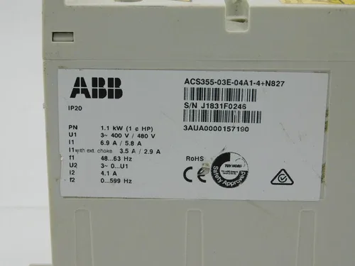 ABB ACS355-03E-04A1-4+N827 4