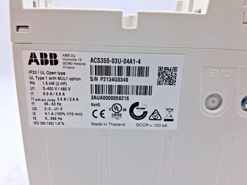 ABB ACS355-03U-04A1-4+J400 Frequency converter 3