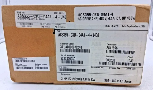 ABB ACS355-03U-04A1-4+J400 Frequency converter 2