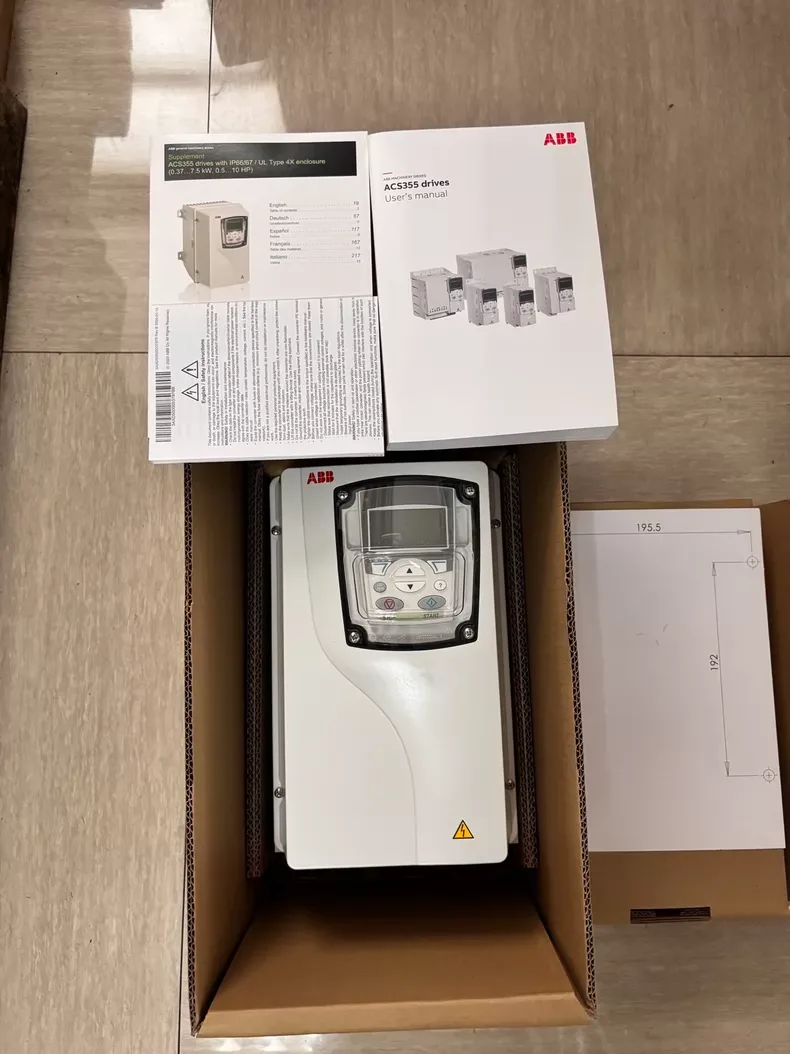 ABB Inverter ACS355-03E-08A8-4+B063 3P AC380V ~ 480V 4KW 2