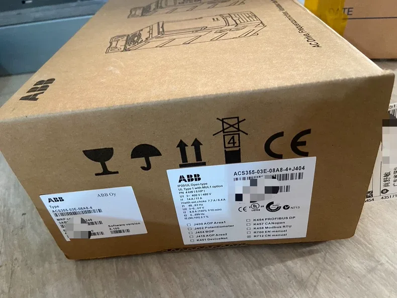 ABB Frequency Converter ACS355-03E-08A8-4+J404 2