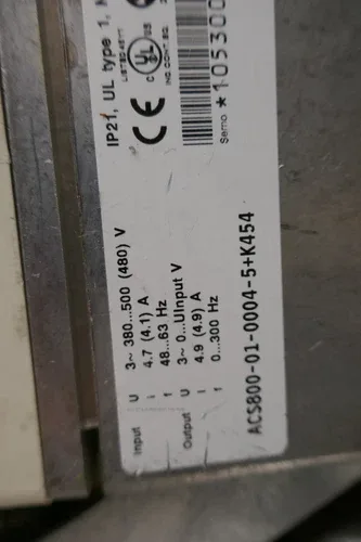 ABB ACS800-01-0004-5+K454 2