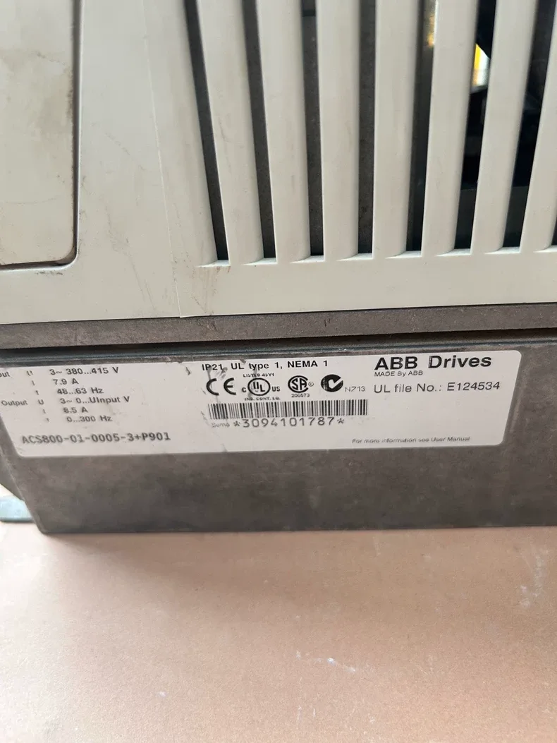 ABB ACS800-01-0005-3+P901 frequency converter 6