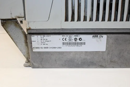 ABB ACS800-01-0009-3+E200+L503 Drive 4