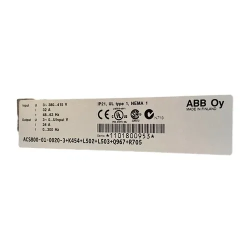 ABB ACS800-01-0020-3+K454 UMP 2