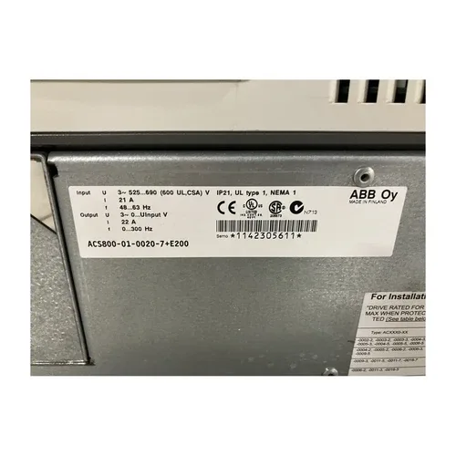 ABB ACS800-01-0020-7+E200 UMP 2