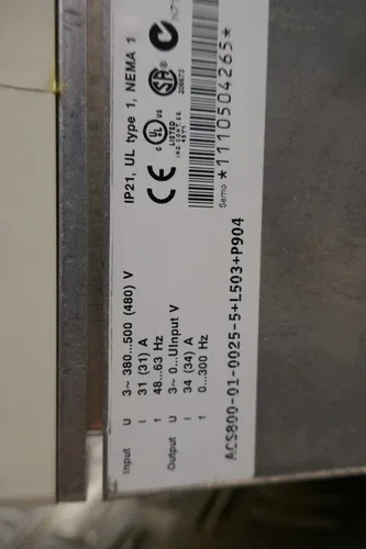ABB ACS800-01-0025-5+L503+P904 2