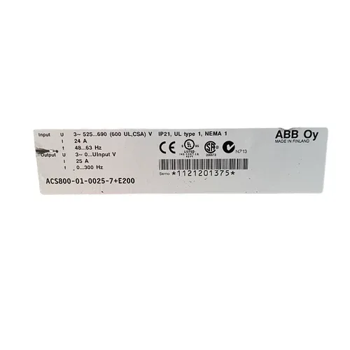 ABB ACS800-01-0025-7+E200 UMP 2