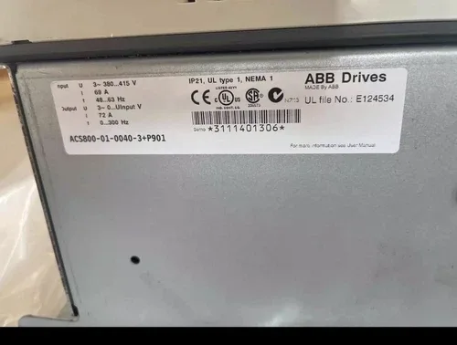 ABB ACS800-01-0040-3+P901 2