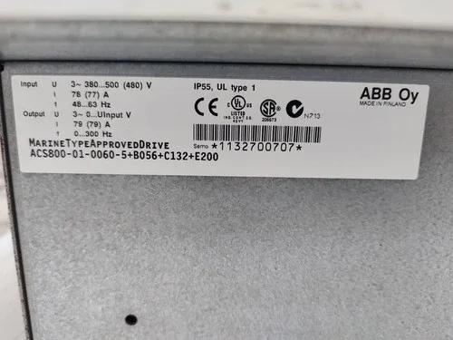 ABB ACS800-01-0060-5-B056+C132+E200 Drives 4