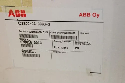 ABB ACS800-04-0003-3 Drive