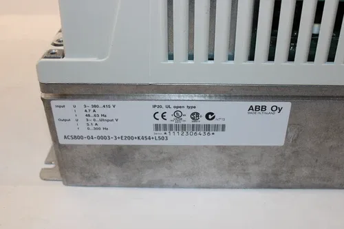 ABB ACS800-04-0003-3+E200+K454+L503 Drive 5.1A 4