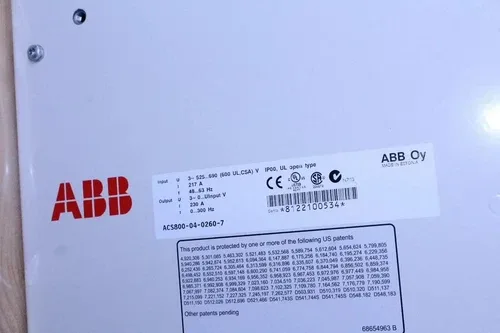 ABB ACS800-04-0260-7 Inverter By 3
