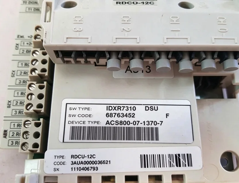 ABB RDCU-12C 3AUA0000036521 Drive Control Unit ACS800-07-1370-7 RTAC-01 2