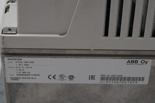 ABB ACS800-104-0016-3+Q950 Inverter ACS800-104-0016-3 3