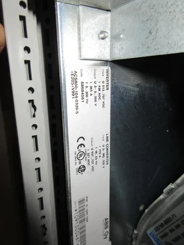 ABB ACS800-104-0320-5+E205+v991 AC Drive In Rittal Cabinet (400w x 600d x 2000h) 3