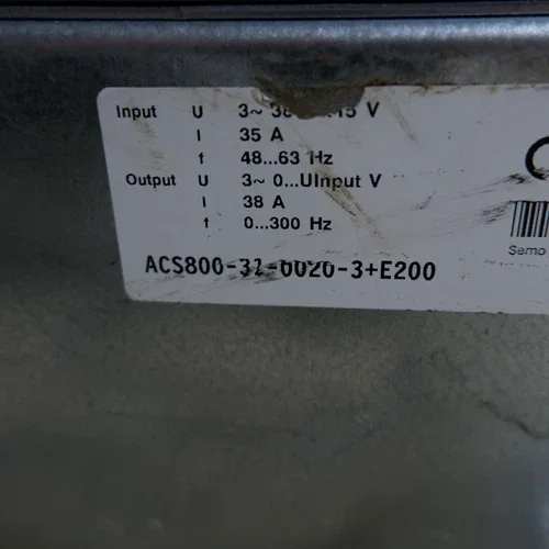 ABB ACS800-31-0020-3+E200 single drive ACS8003100203+E200 4