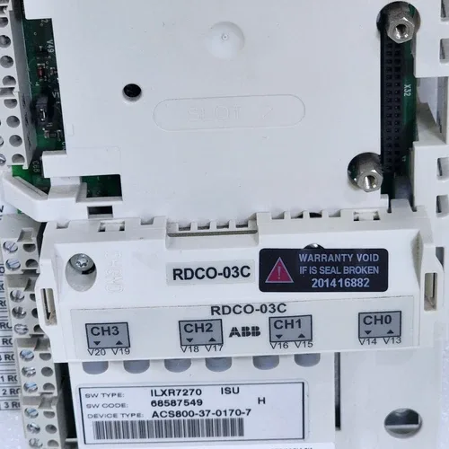 ABB RDCU-12C 3AUA0000036521 RDCO-03C DEVICE ACS800-37-0170-7 SW ILXR7270 4