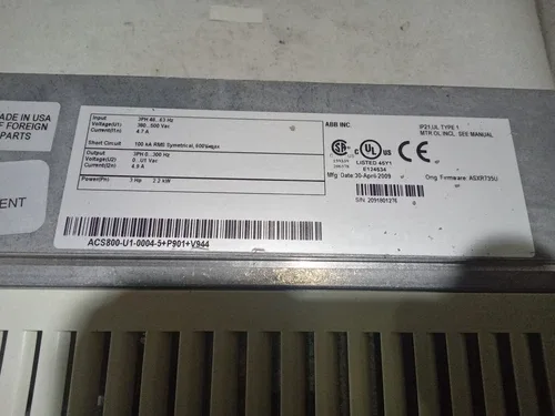 ABB ACS800-U1-0004-5+P901+V944 (L13D) 4