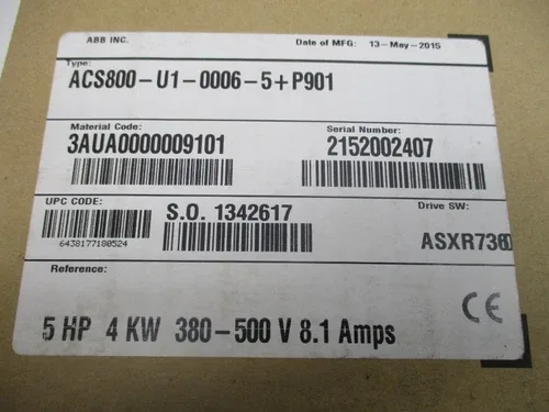 ABB ACS800-U1-0006-5+P901 4