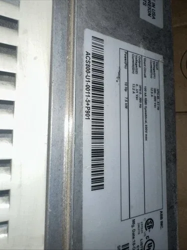 ABB ACS800-U1-0011-5+P901 Drive 10hp 460 Volt Nema 1 Old 3