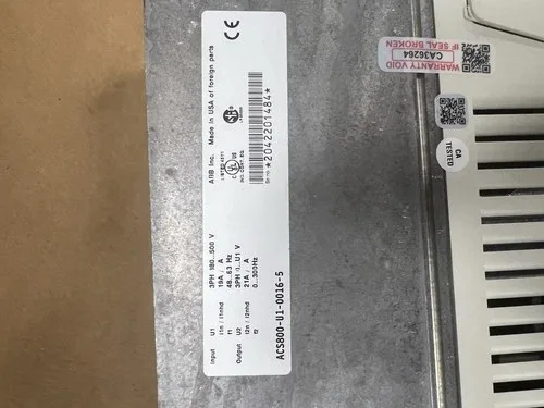 ABB ACS800-U1-0016-5+P901 Variable Frequency Drive 3-Phase ACS800U100165P901 4