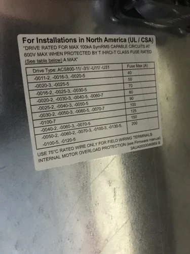 ABB ACS800-U31-0120-5 AC Drive PARTS REPAIR OFFERS WELCOME 4