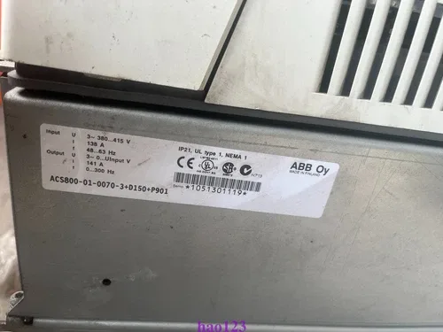 ABB ACS800-01-0070-3+D150+P901 75KW inverter 3