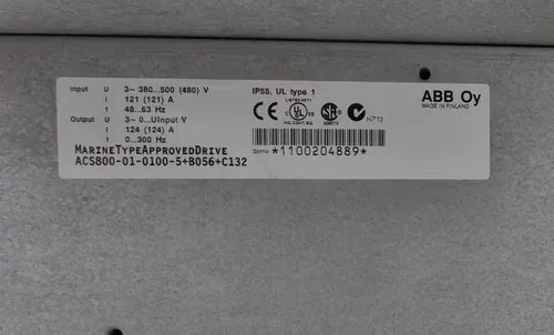 ABB ACS800-01-0100-5+B056+C132 MARINE DRIVE 4