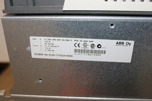 ABB ACS800-04-0120-7+E210+K454 Drive 3