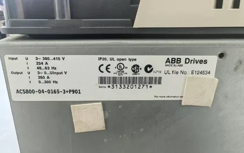 ABB ACS800-04-0165-3+P901 inverter 3
