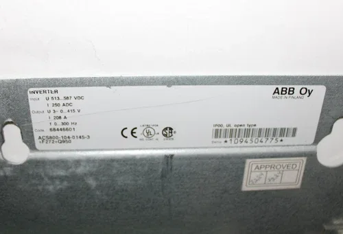ABB ACS800-104-0145-3+F272+Q950 Inverter 3