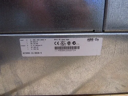 ABB SERVO DRIVE ACS800-31-0030-5 3
