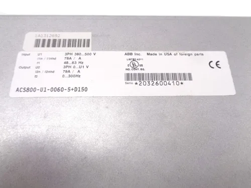 ABB ACS800-U1-0060-5+D150 (AS PICTURED) 4