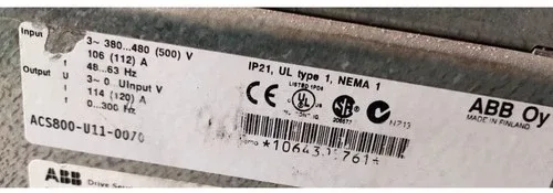 ABB ACS800-U11-0070-5 3