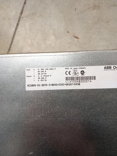 ABB Oy ACS800-01-0070-5 ACS800-01-0070-5+B050+E202+0H357+K458 4